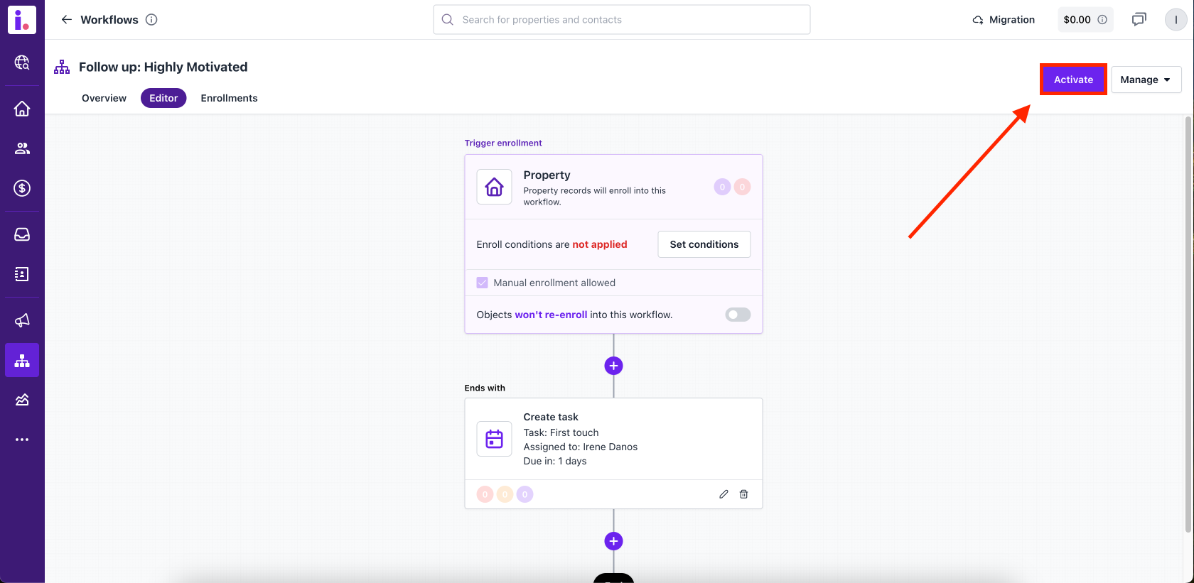 Add actions to your workflow